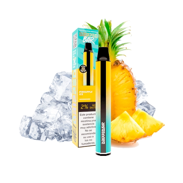 dripped-bar-disposable-pineapple-ice-20mg vape descartável com nicotina