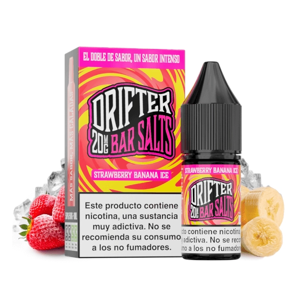 drifter-bar-salts-strawberry-banana-ice-10ml drifter salts strawberry banana ice 10ml