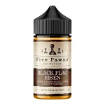 five pawns black flag risen