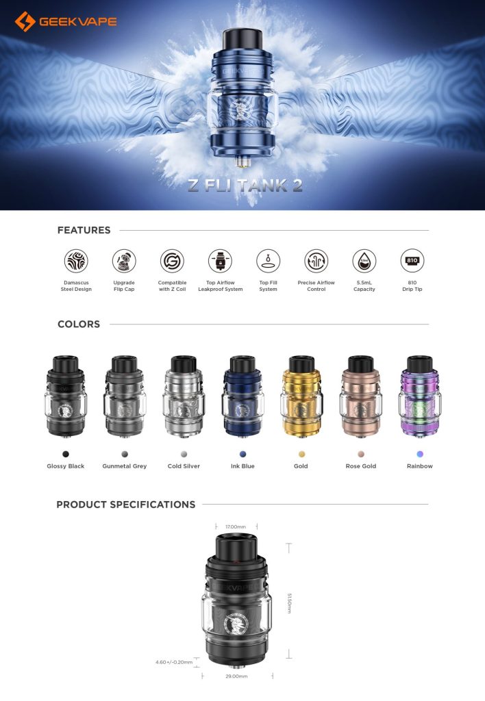 Z Fli 2 Tank - Geekvape