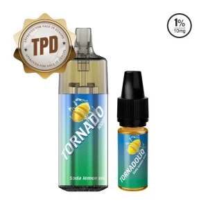 Disposable vape with nicotine random tornado soda lemon zeist