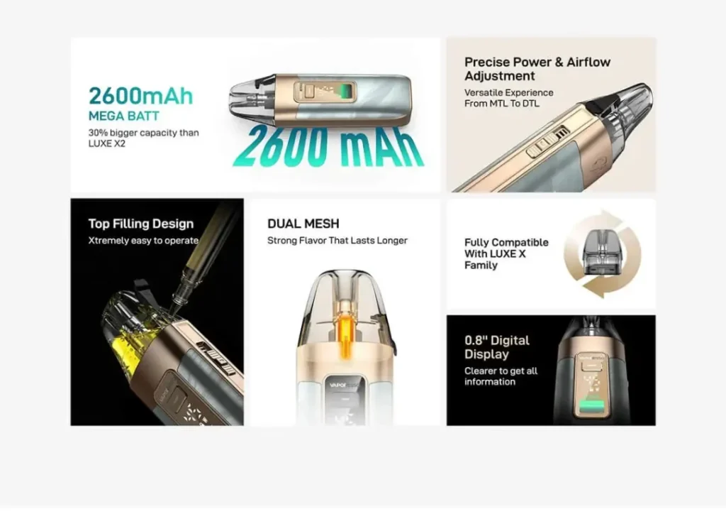 luxe x3 pod kit vaporesso