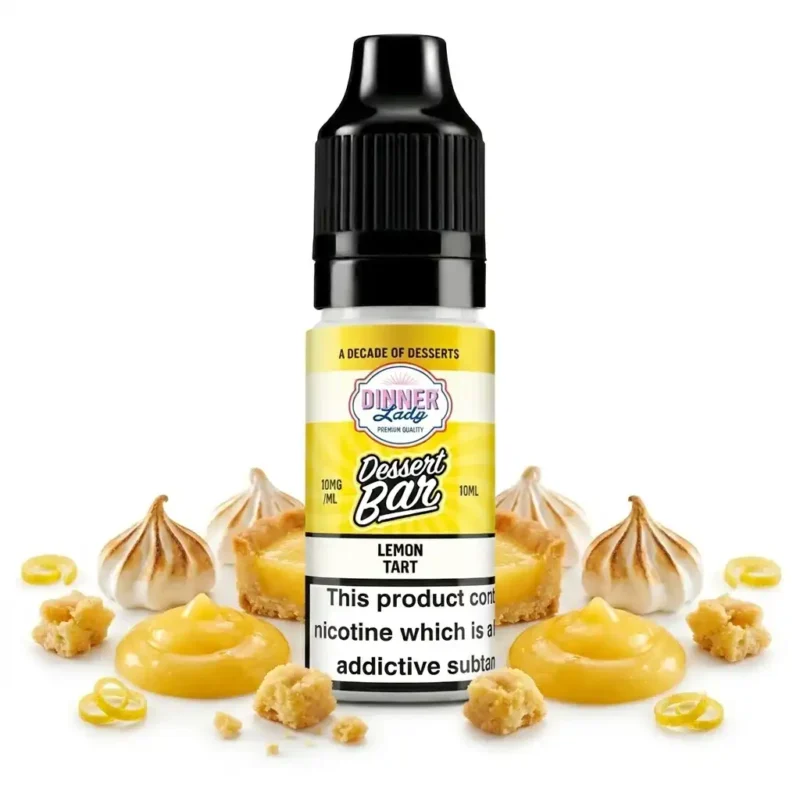 Lemon Tart - Dinner Lady Dessert Bar Salts Lemon Tart - Dinner Lady Dessert Bar Salts 10ml, 10mg e 20mg disponível em vapora.online distribuidor oficial