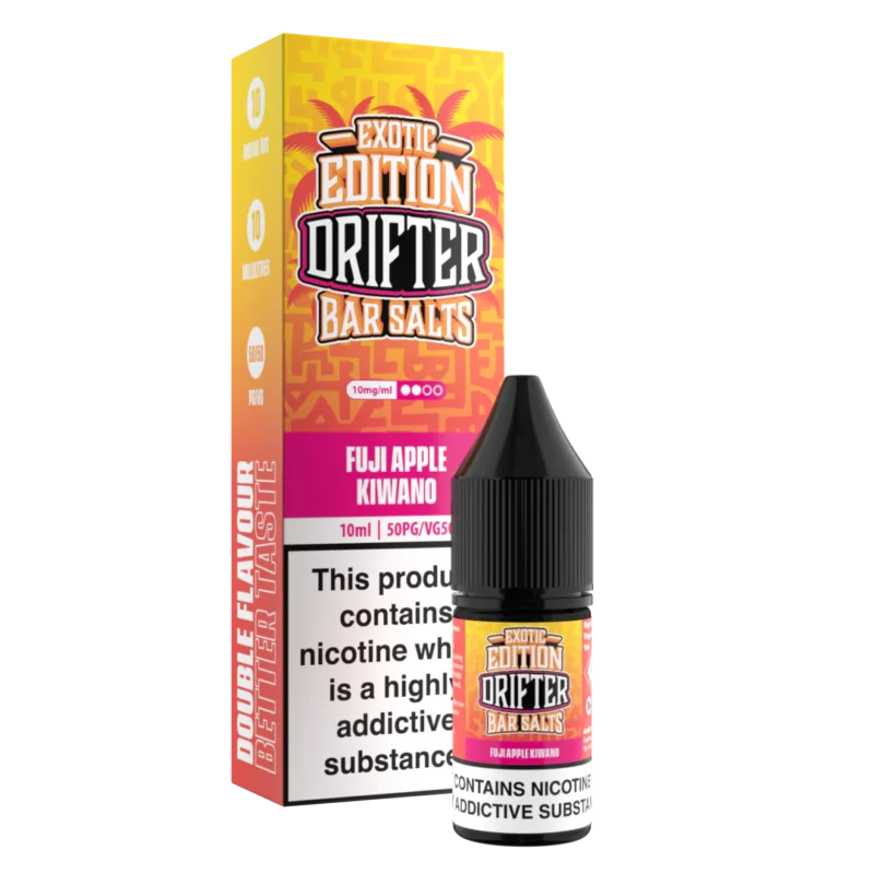 drifter salts - Fuji Apple Kiwano exotic edition-10mg-20mg Drifter Salts Exotic Edition - Fuji Apple Kiwano 10ml