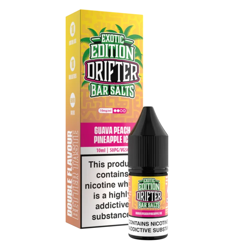 Drifter Salts Exotic Edition - Guava Peach Pineapple Ice 10ml