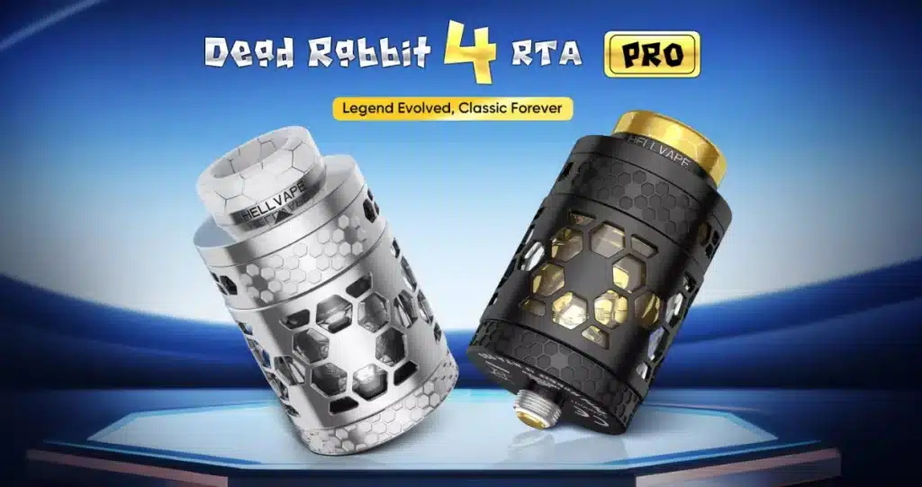 Hellvape Dead Rabbit 4 RTA Pro 26mm - Vapora Vape Shop Online presentation - Dead Rabbit 4 RTA Pro 26mm - Hellvape
