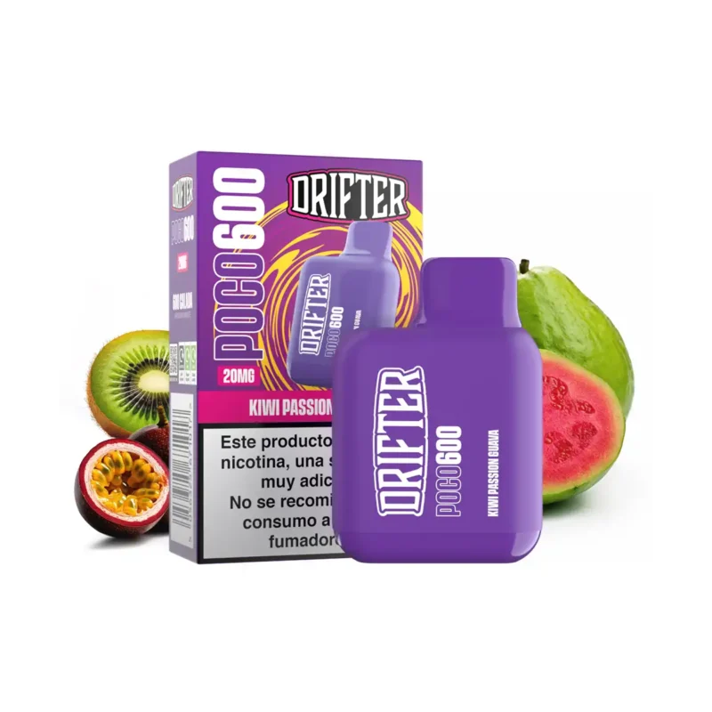 dft-drifter-poco-600-kiwi-passion-fruit-guava-20mg-2ml Drifter Poco 600 Kiwi Passion Fruit Guava 20MG 2ML