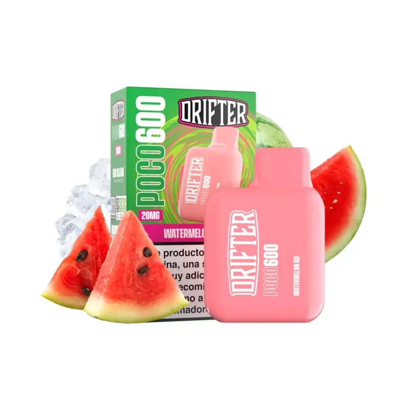 dft-drifter-poco-600-watermelon-ice-20mg-2ml Drifter Poco 600 Watermelon Ice 20MG 2ML